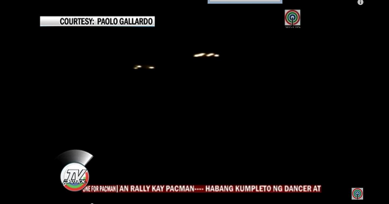 Muliple UFO's filmed over Phillipines