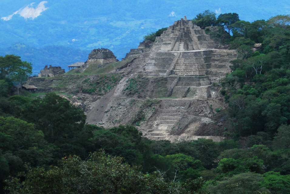 Tonina Chiapas pyramid at 75m high one of the largest ever found