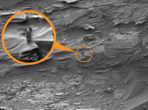 Woman figure on Mars 2015